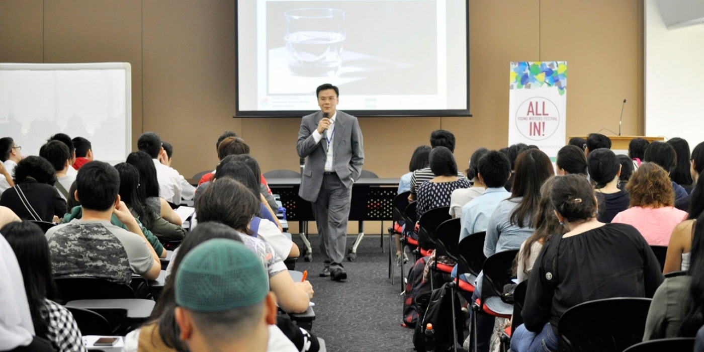 Keynote speech by Mr Tony Lambino in All In! 2016 at the National Library Building